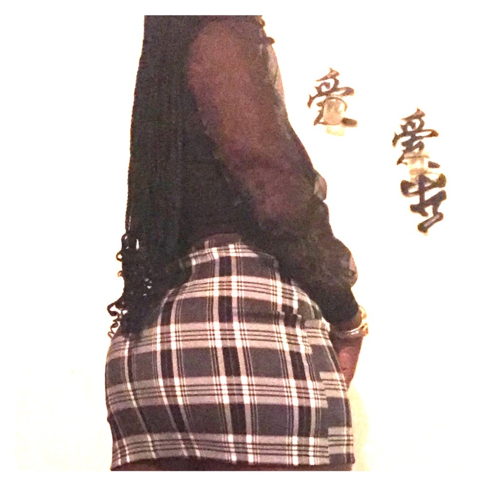 Plaid skirt